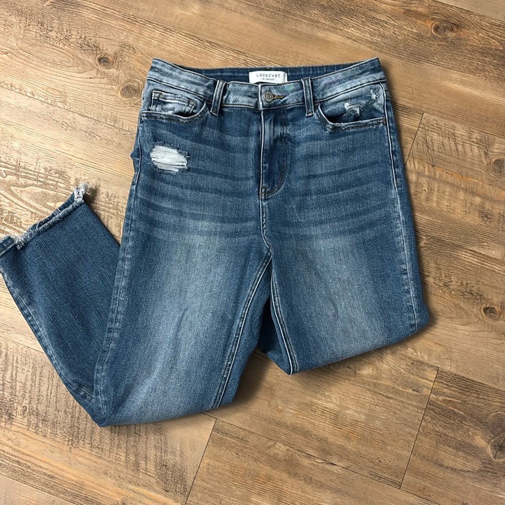 Straight ankle jeans